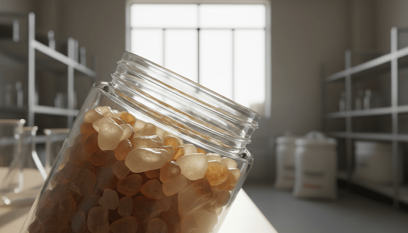 Gum arabic sourcing and quality