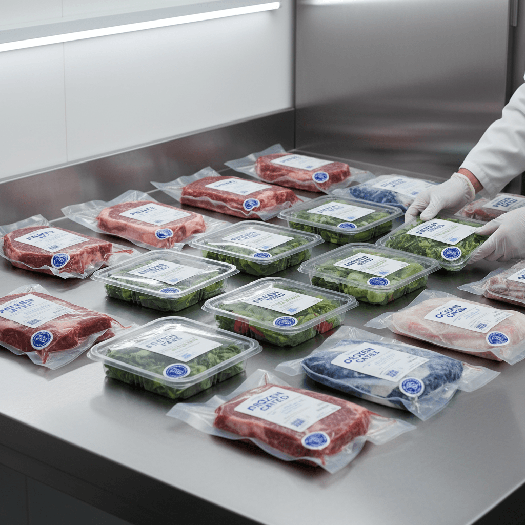 Certified sesame export packaging