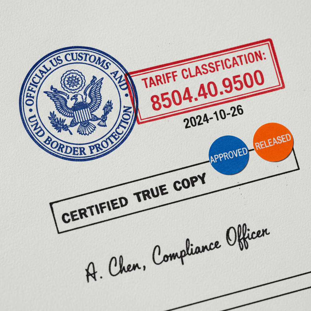 Export compliance documentation