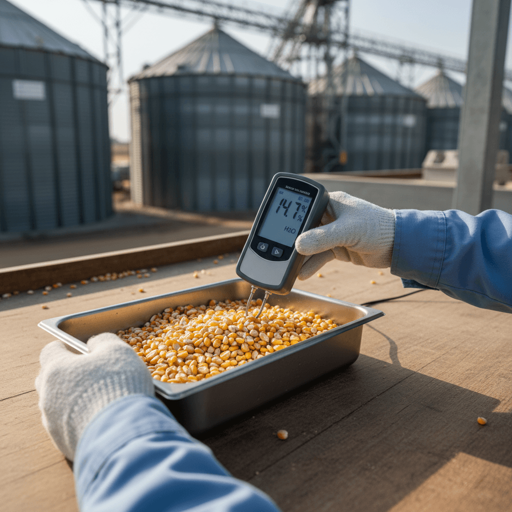 Quality control laboratory with testing equipment and certified standards documentation